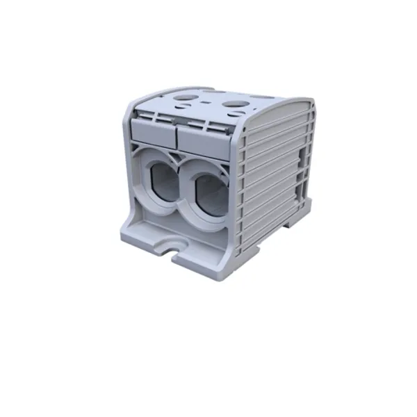 STB 185-2 Rail-mounted terminal block Al/Cu 87820 SIMBLOCK grey image 2