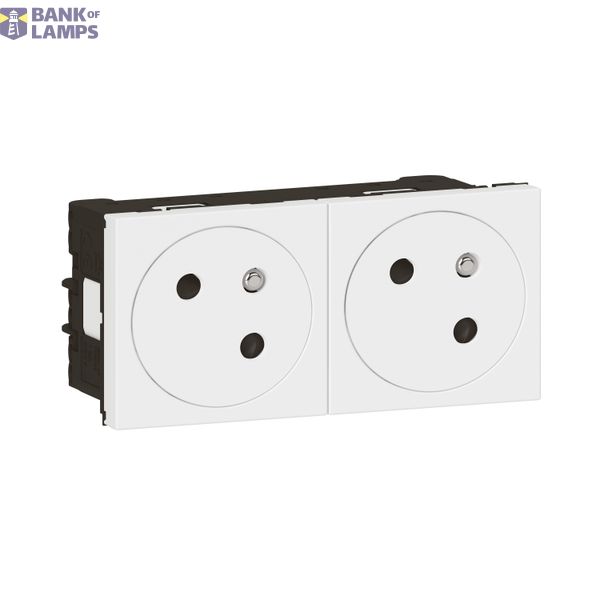2X2P+E MODULAR ASSOCIABLE 4M FB WHITE EUROPE image 4