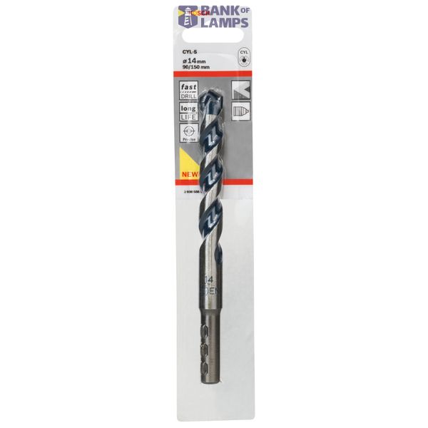 Concrete drill bit CYL-5 14 x 90 x 150 mm image 2
