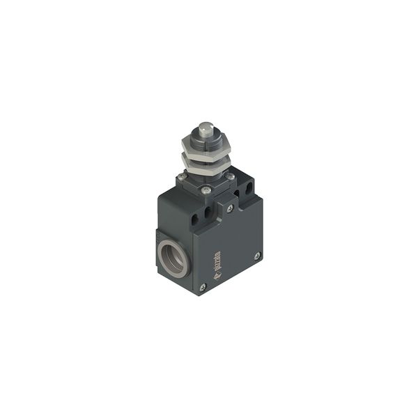 Position switch with threaded piston plunger image 1