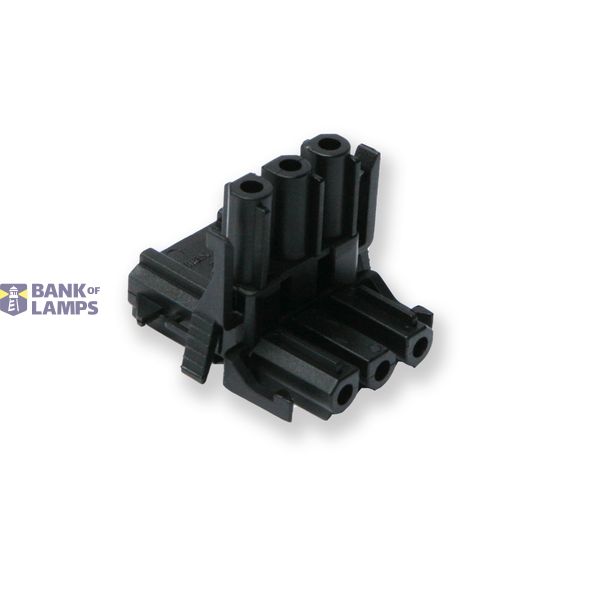 Distribution block 3 phase, 6x1 OUTPUT, BLACK image 1