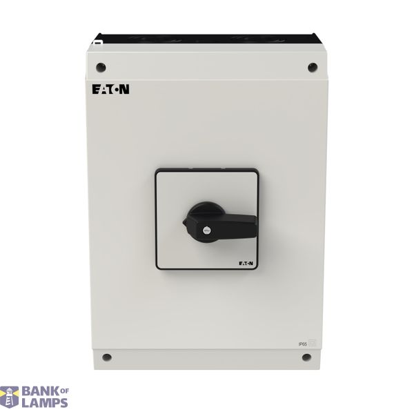 P3 On-off switch, 80 A,Surface mounting, 3 pole, Form I5, Black, Short image 3