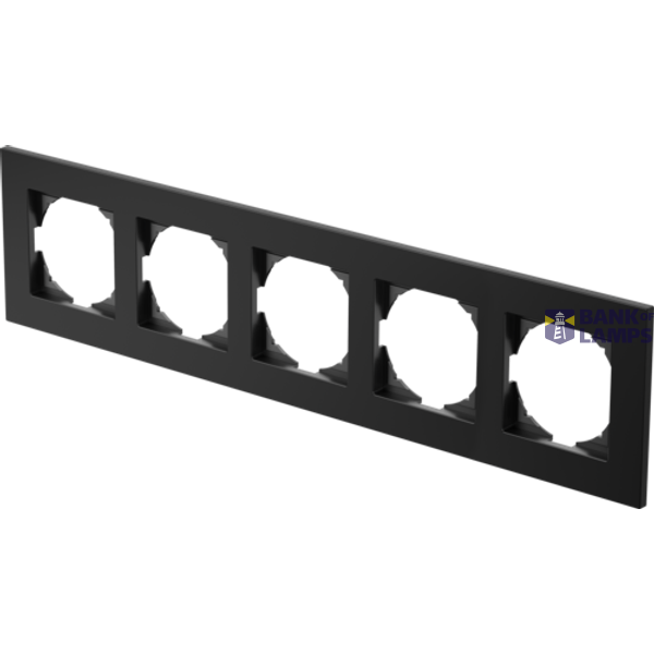 COVER PLATE FLAT 5 BK 4326780 image 2