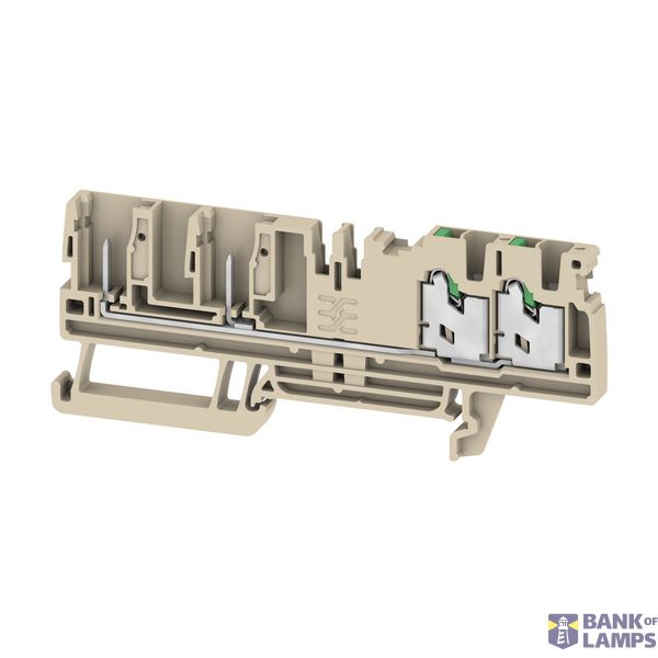 Pluggable terminal, SNAP IN, dark beige, 2.5 mm², 24 A, Number of conn image 1
