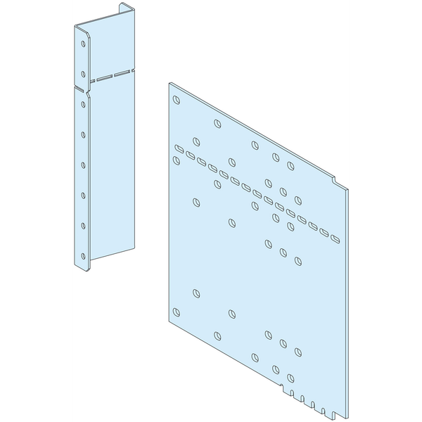 FORM 3 REAR CONN. -VERT.PARTITION 3/4M image 1