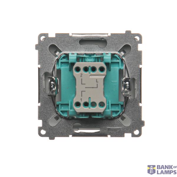 1/2 key left-sided with pictogram for electronic products, matt aluminum image 1
