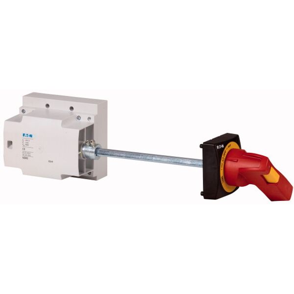 NZM4-XSR-L Main switch assembly kit, handle red, on the left side image 1