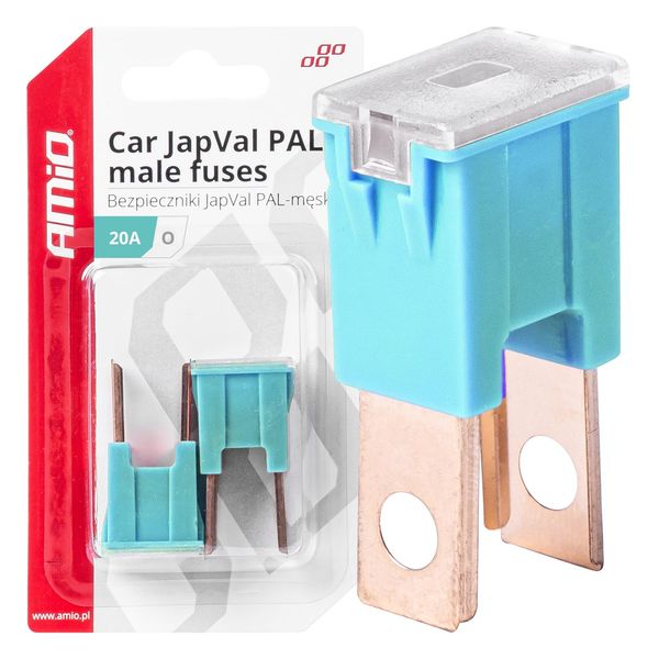 Car JapVal PAL O male fuses 20A AMIO-03396 image 1