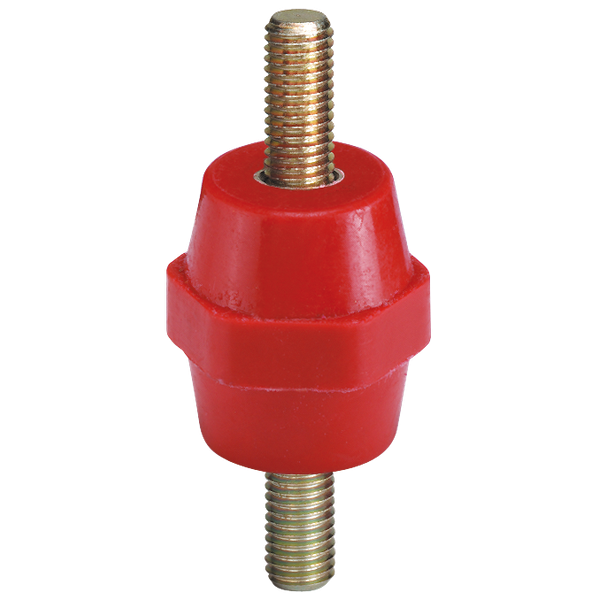 Hexagonal insulator Height 25 M6 male to male image 2