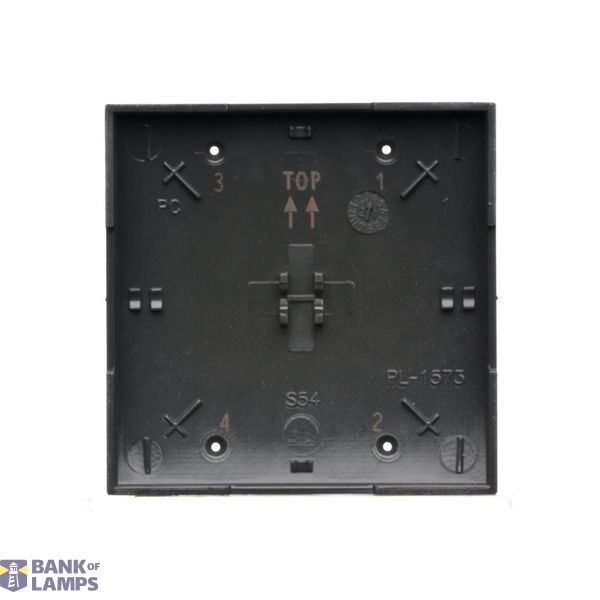 Two-way switch illuminated, LED not replaceable Color: blue, (module), 10AX, quick connection, satin, metallized image 1