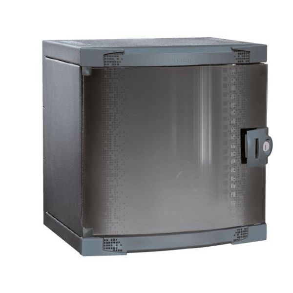 Pivoting 19 inches cabinet 12U 600 x 600 x 600mm image 1