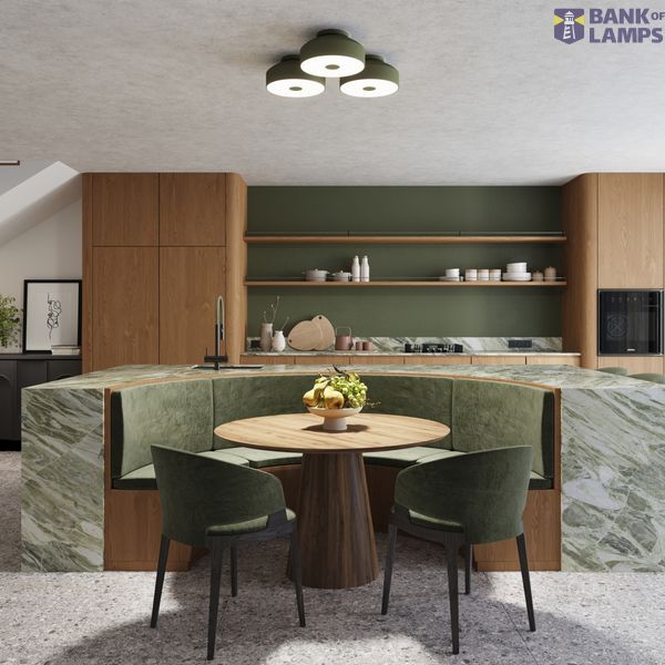 Ceiling lamp OMIQ olive green image 5