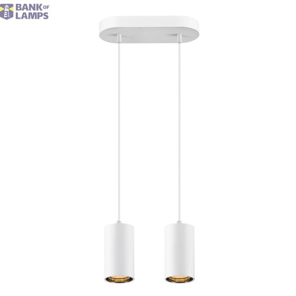 ASTO TUBE, pendant light, GU10, pendant length 250 cm, 2x max. 10 W, white image 4