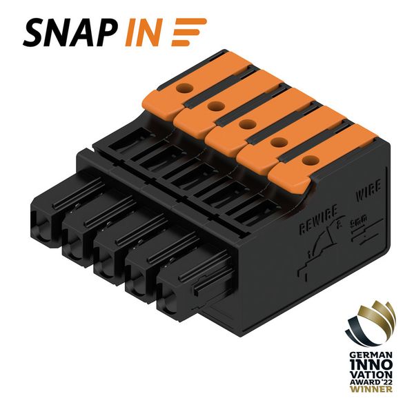 PCB plug-in connector, female plug, Pitch in mm (P): 5.00 mm, Number of poles: 5, Box image 2