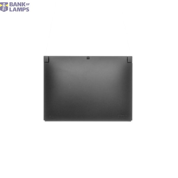 Double compact socket outlet with earthing IP44 version and shutters - flap in colour of the cover, 16A, Screw, black matt image 1