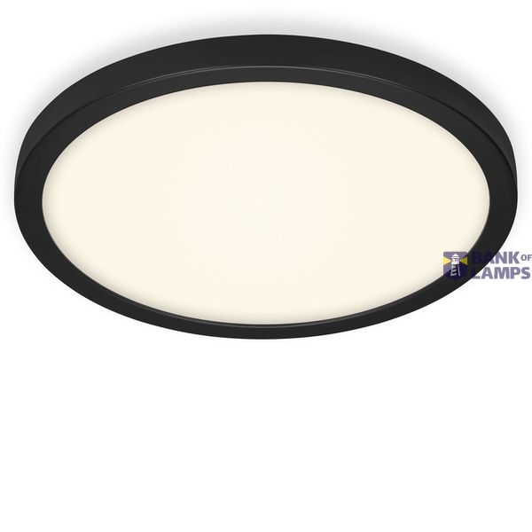 LED ceiling light, black, 1xLED-platine/24W image 1
