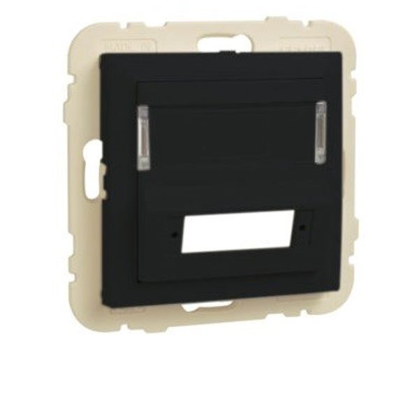 C.P. F/COUPLER F/SC APC DUPLEX FO CONNECT BK image 1