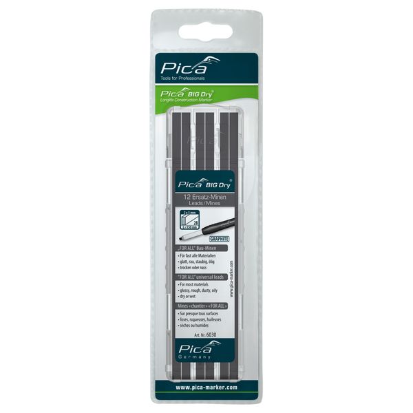 Pica 6030 BIG Dry Refill graphite, blister image 3