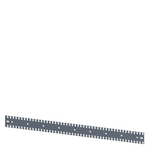 SIVACON, mounting rail, serrated, L: 900 mm, zinc-plated image 1