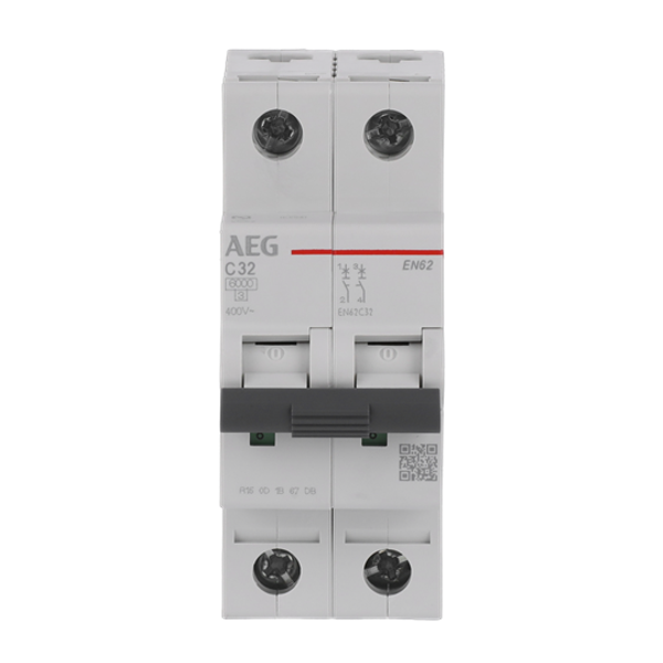 Circuit breaker 2P C Kar. 32A, 6kA image 1