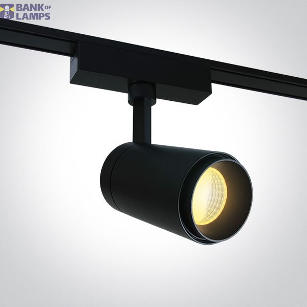 43120F/B/V BLACK 10W 48V CCTV IP20 ADJUSTABLE FLAT MAGNETIC image 1