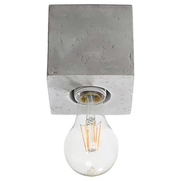 CEILING ARIZ CONCRETE E27 1X60W IP20 image 1