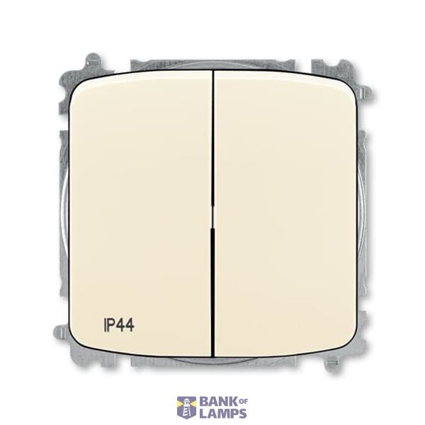 3559A-A52940 C Mechanical Controls 2 gang(s), Rocker lever Two-way switch white - Tango image 1