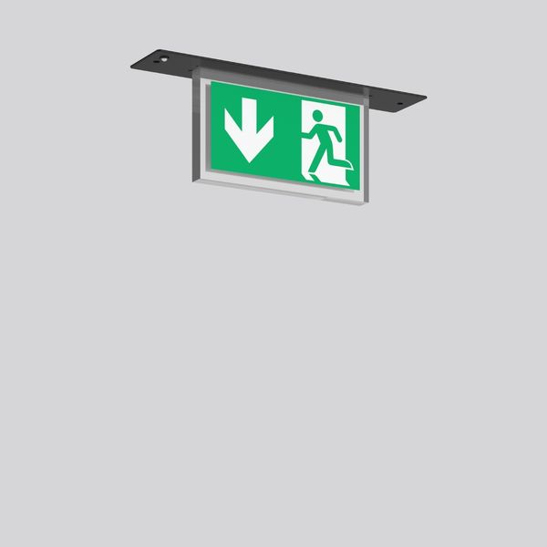 HALYXX, black, on/off Recessed ceiling luminaires, L 270 B 55 H 100, S image 1