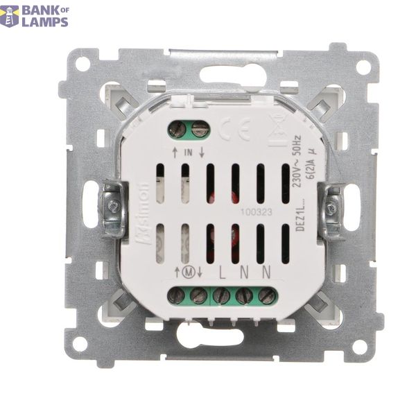 Socket outlet with earthing and shutters, (module), 16A, 250V, Screw, Gold matt, metalic image 1