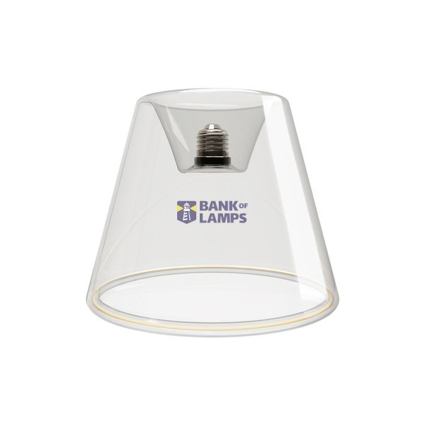 LED Clear Light Bulb Ghost Line Recessed Cone 6W 500Lm E27 2200K Dimmable - G01 image 1