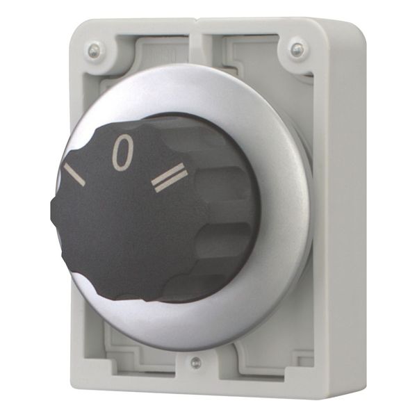 M30C-FW3 Changeover switch, RMQ-Titan, With rotary head, momentary, 3 positions, inscribed, Metal bezel image 6