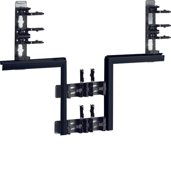 T-piece f. BKIS 25, steel, black image 1