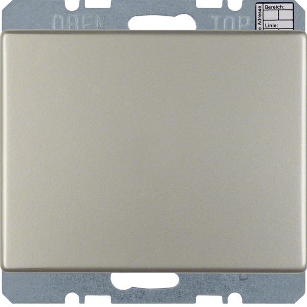KNX object thermostat, intg bus coupl. unit, KNX-K.5, steel, metal mat image 1