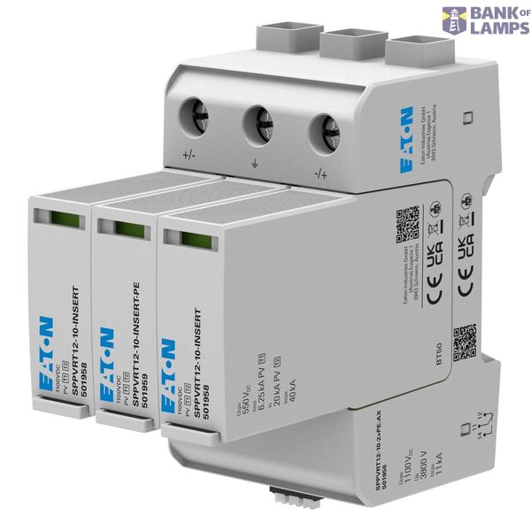 PV-SPD, 1000V, class 1 and 2 combined tested with AUX contact image 1