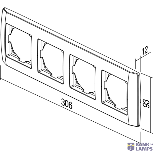 COVER PLATE BOLD 4 PW 4326558 image 3