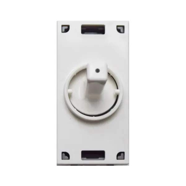 TOGGLE WHITE 2W+CENTER OFF PUSH.10A image 1