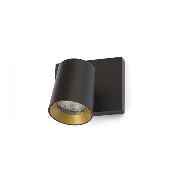 KENNY I surface mounted black/gold 230V LED GU10 8W image 1