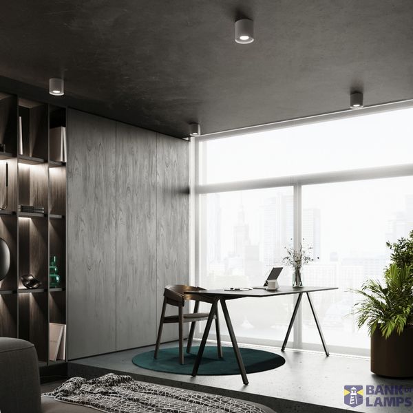 CEILING LAMP MICA GREY GU10 1X10W IP20 image 5
