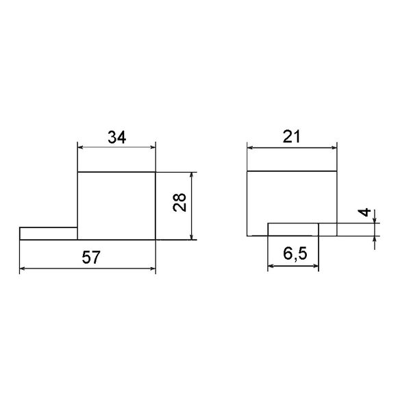 Connecting terminal,front connection 70/90mmý, f. 1-p.busb. (The price is shown without markup on metals. Request a quote for accurate information) image 3