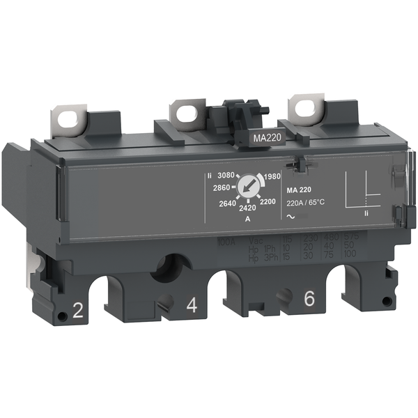 TRIP UNIT NSX100 AC 3P3D 12.5A MA image 3