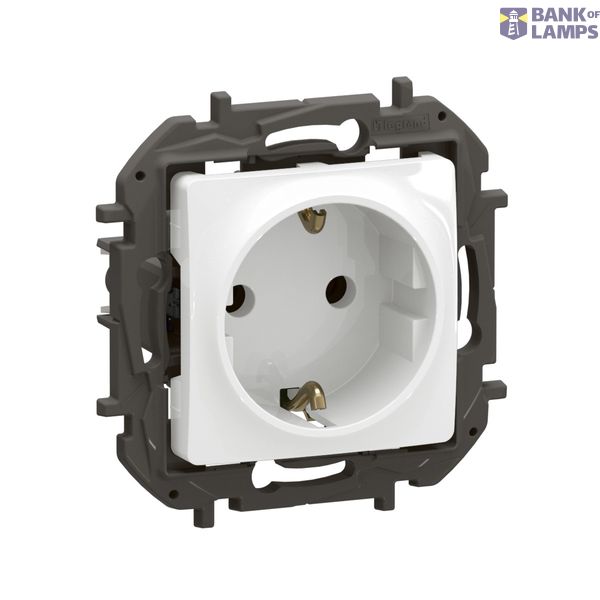 2P+E SCH SOCKET SCREW WHITE image 1