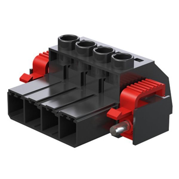 PCB plug-in connector, male plug, 7.62 mm, Number of poles: 3, 180°, Clamping yoke connection, Clamping range, max. : 6 mm², Box image 3