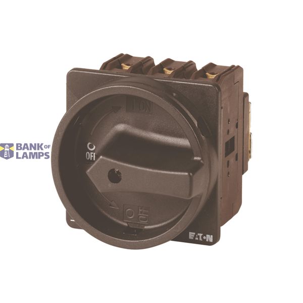 P3 Main switch, 80 A,Flush mounting, 3 pole, Form EA/SVB, Black, Door  image 4