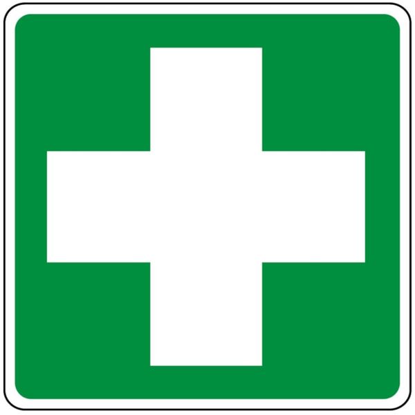 Safety sign - Al - Dimensions: 250x250 mm image 1