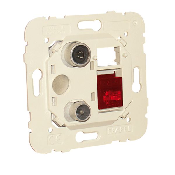 R-TV-RJ45 CAT.6 UTP  MULTIM SOCK F/STAR CONN image 1