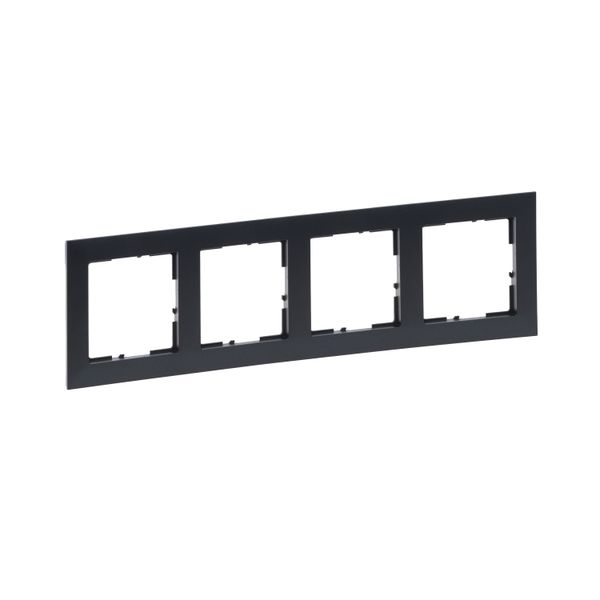 4G PLATE DARK GREY image 1