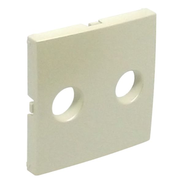 C.PLAT F/SCREW TERM LOUDSPEAKER SOCKET PEARL image 1