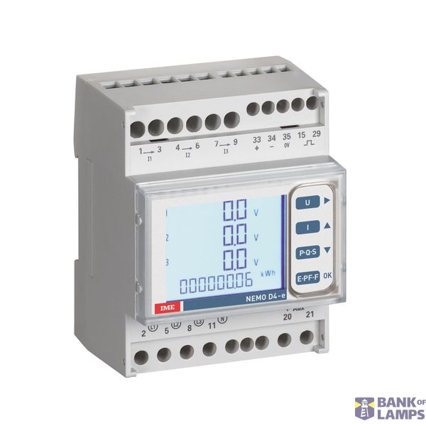 Nemo D4-e - Multifunction with active energy count (cl.1) and reactive (cl.1) image 1