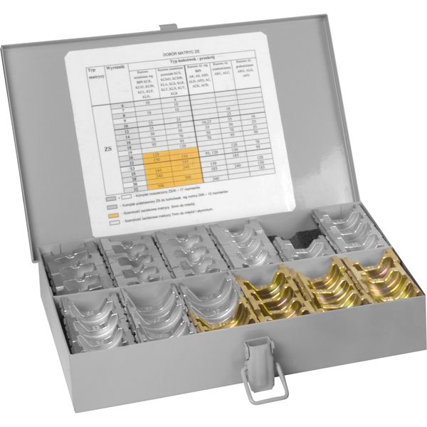 Crimping dies set  17 pairs in K7 box ZSC_K7 image 1