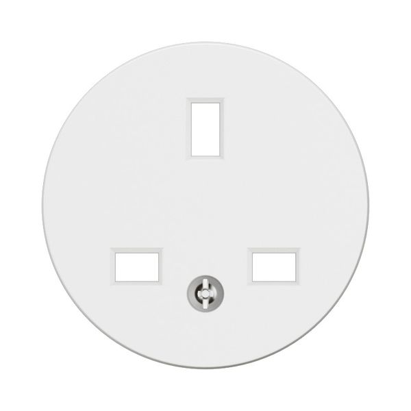 2P+E 13A BS STANDARD SOCKET WHITE image 4